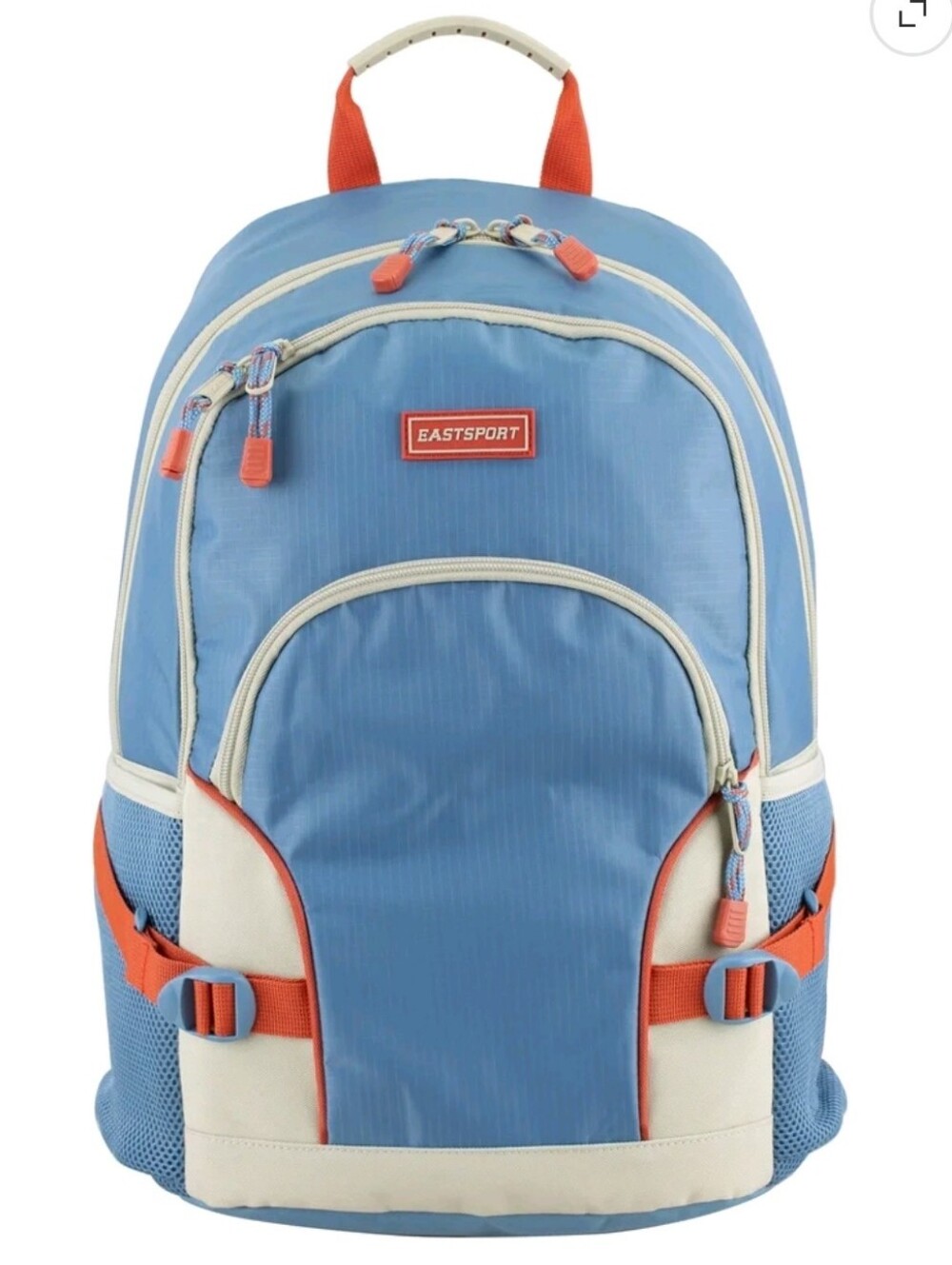 Eastsport Unisex 18.5" Dynamic Athleisure Backpack, Blue Shadow Ripstop